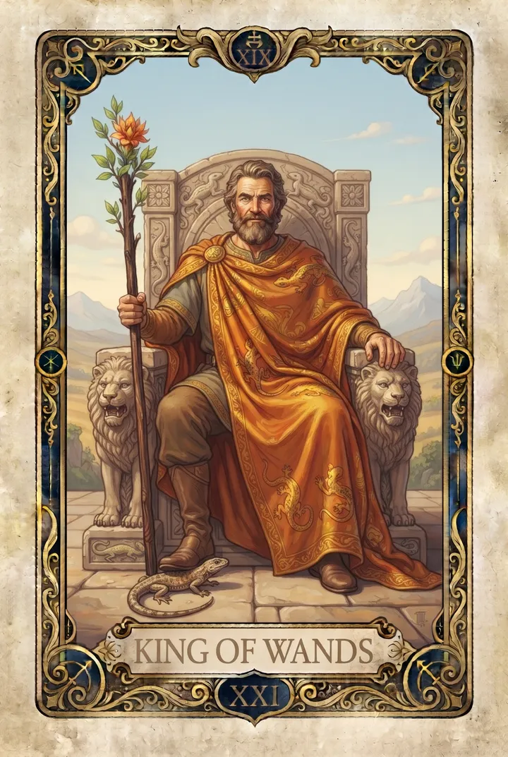 מלך שרביטים, King of Wands